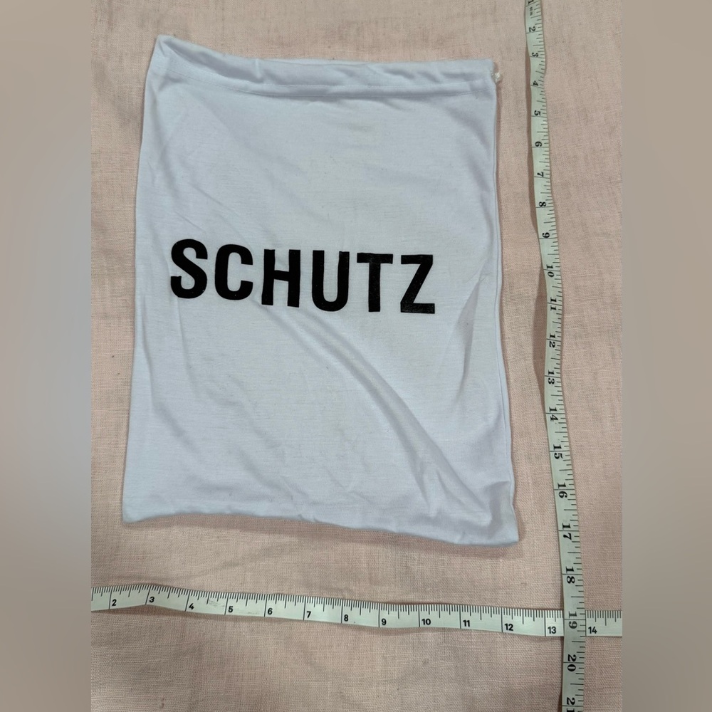 SCHUTZ White dust bag women’s or men’s bag
